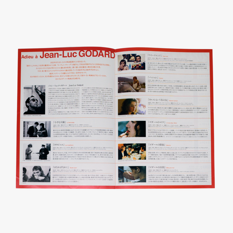 Adieu à Jean-Luc Godard|Memorial B5 Pamphlet (2022)